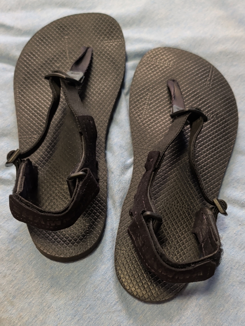 Shamma Black Barefoot Minimalist Sandals Numa Alpha Comfortable Adjustabl Straps